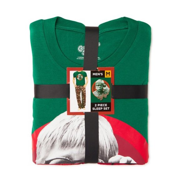 The Christmas Story Men’s Graphic T-Shirt and Pants Sleepwear Set, 2-Piece - Picture 2 of 4